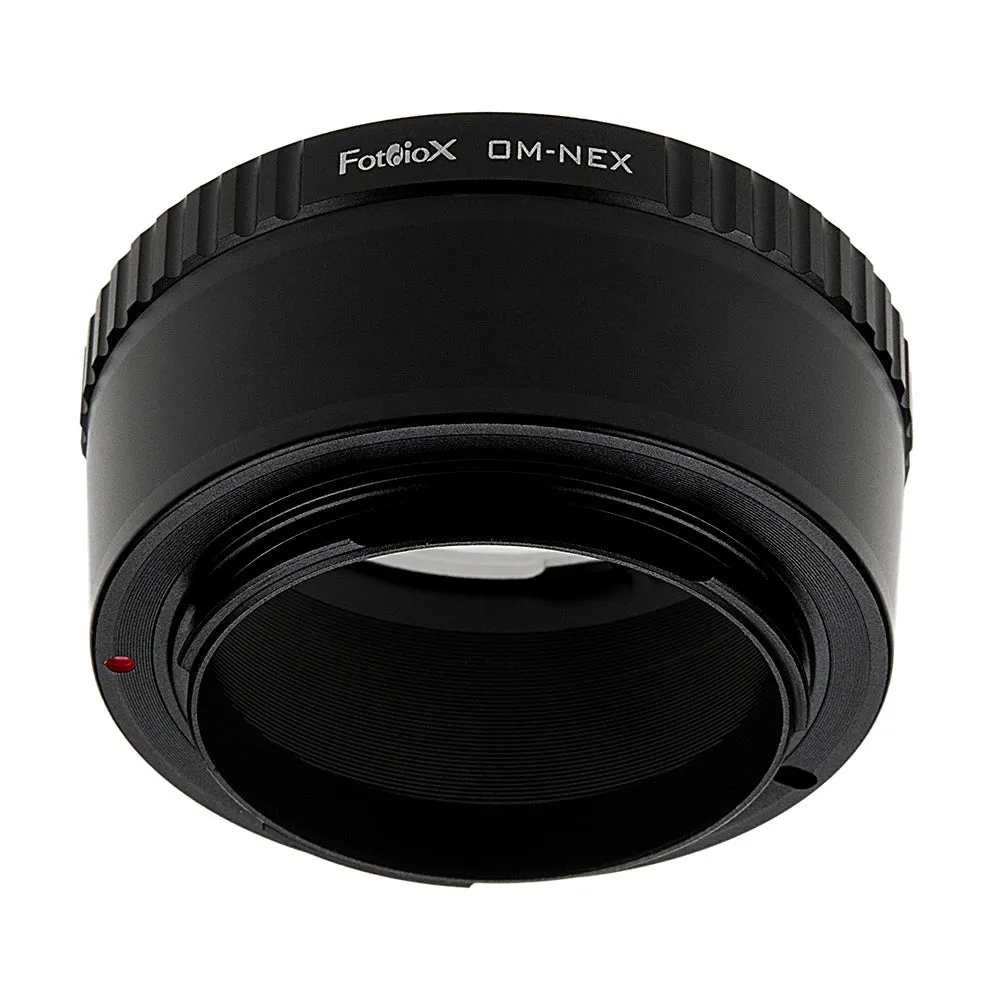 Fotodiox Lens Mount Adapter - Olympus Zuiko (OM) 35mm SLR Lens to Sony Alpha E-Mount Mirrorless Camera Body