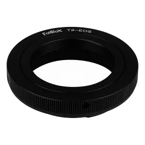 Fotodiox Lens Mount Adapter - T-Mount (T / T-2) Screw Mount SLR Lens to Canon EOS (EF, EF-S) Mount SLR Camera Body