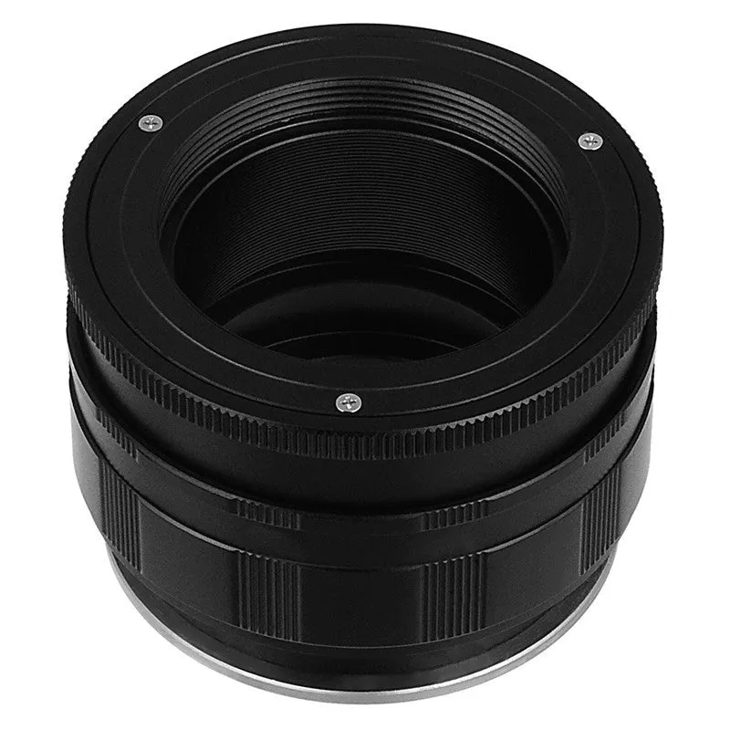 Fotodiox Lens Mount Macro Adapter - M42 Screw Mount SLR Lens to Micro Four Thirds (MFT, M4/3) Mount Mirrorless Camera Body for Variable Close Focus