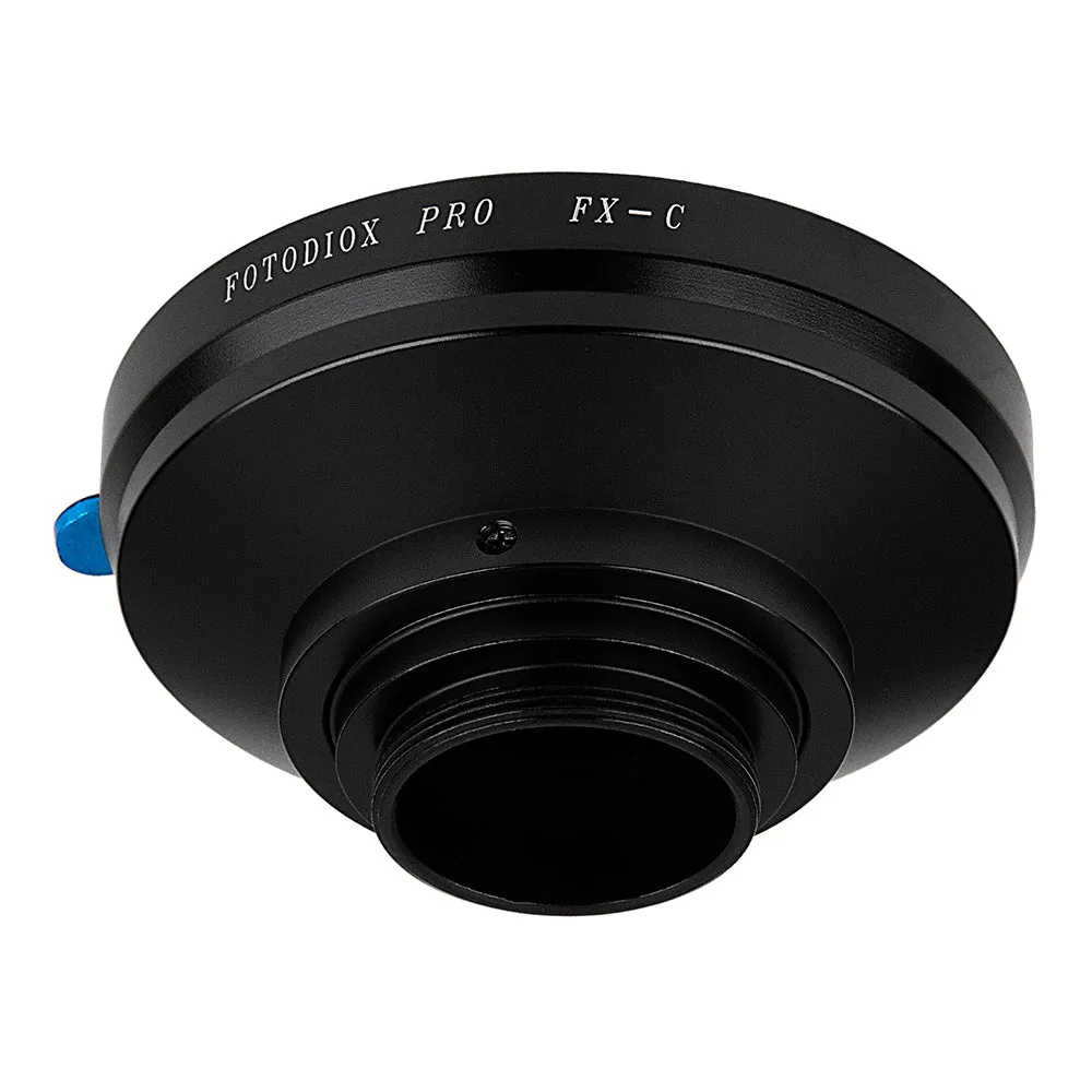 Fotodiox Pro Lens Adapter - Compatible with Fuji Fujica X-Mount 35mm (FX35) SLR Lenses to C-Mount (1" Screw Mount) Cine & CCTV Cameras