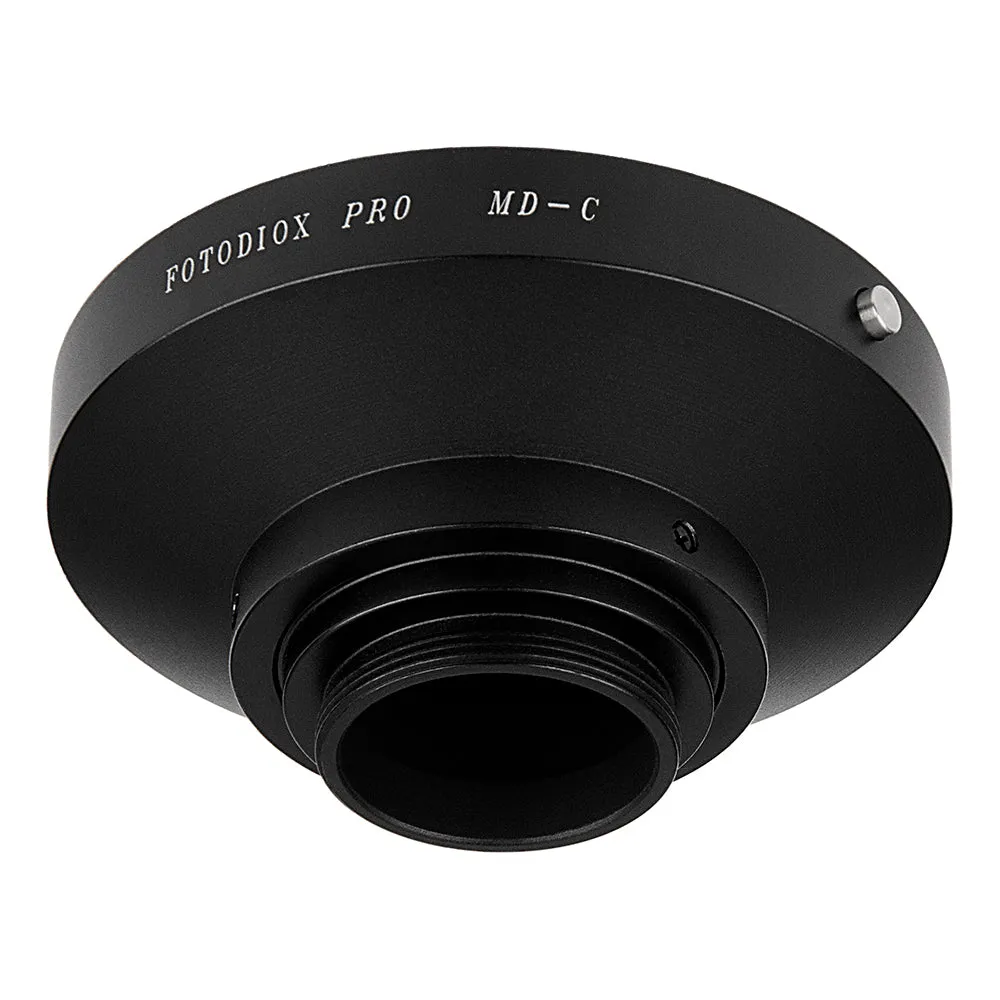 Fotodiox Pro Lens Adapter - Compatible with Minolta Rokkor (SR / MD / MC) SLR Lenses to C-Mount (1" Screw Mount) Cine & CCTV Cameras