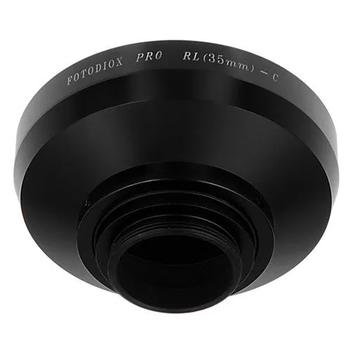 Fotodiox Pro Lens Adapter - Compatible with Rollei 35 (SL35) SLR Lenses to C-Mount (1" Screw Mount) Cine & CCTV Cameras
