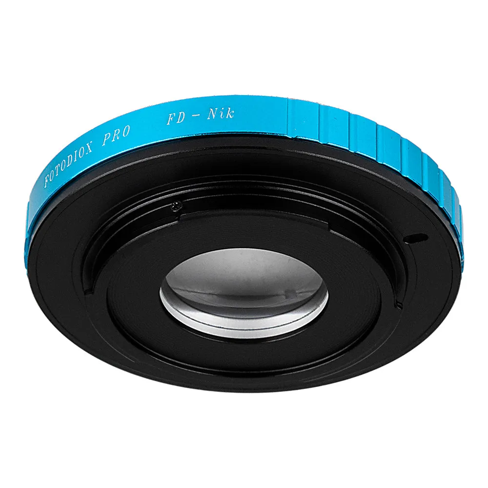 Fotodiox Pro Lens Mount Adapter - Canon FD & FL 35mm SLR lens to Nikon F Mount SLR Camera Body, with Built-In Aperture Control Dial