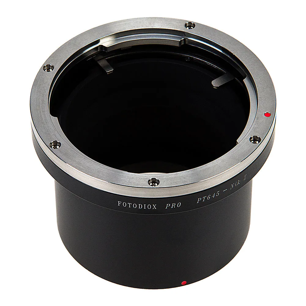 Fotodiox Pro Lens Mount Adapter Compatible with Pentax 645 (P645) Mount SLR Lenses to Nikon Z-Mount Mirrorless Camera Bodies