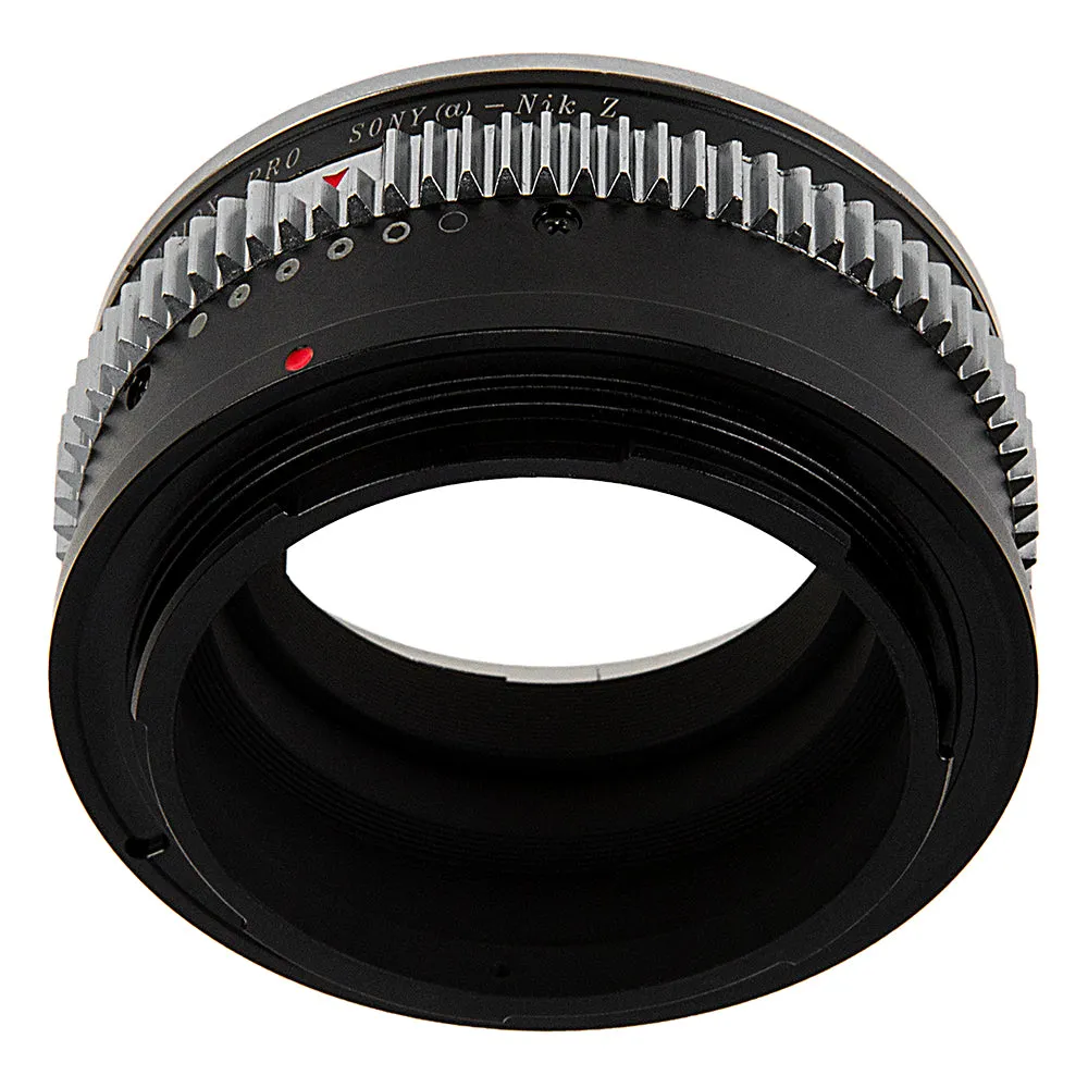 Fotodiox Pro Lens Mount Adapter Compatible with Sony Alpha A-Mount (and Minolta AF) DSLR Lenses to Nikon Z-Mount Mirrorless Camera Bodies