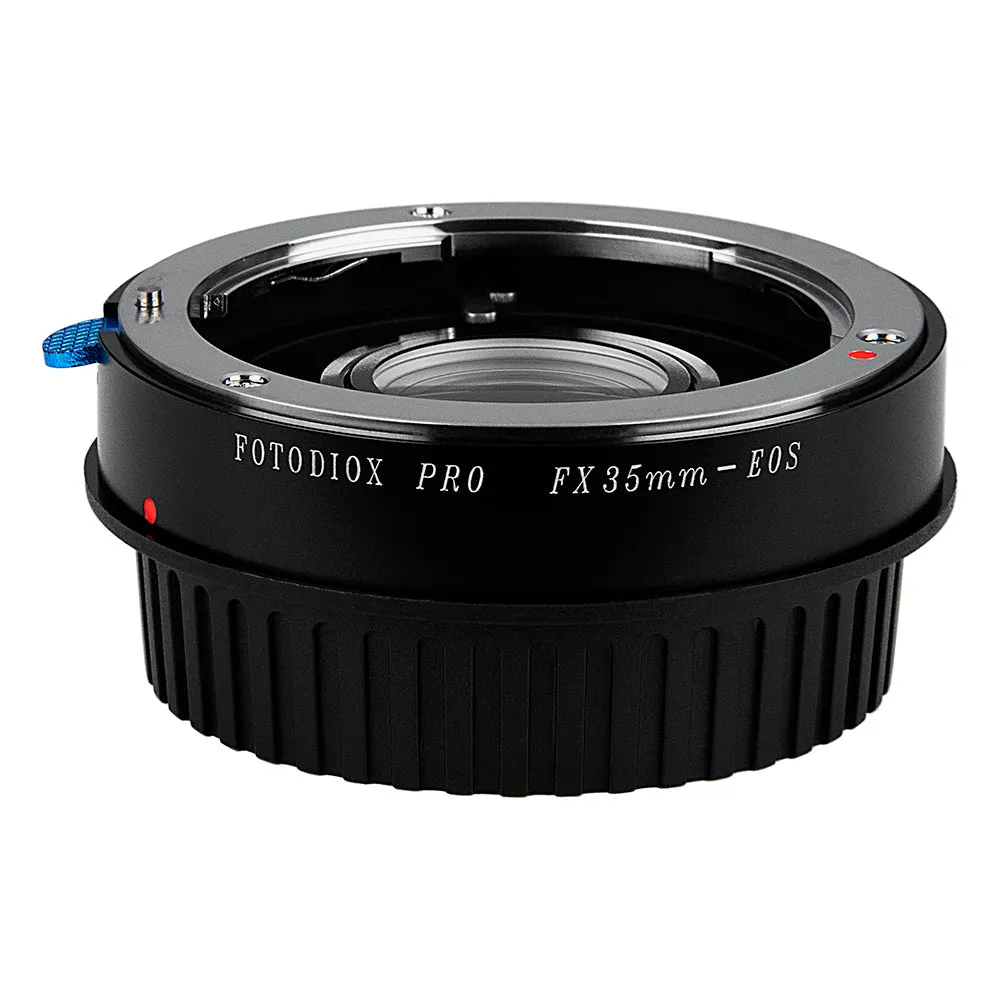 Fotodiox Pro Lens Mount Adapter - Fuji Fujica X-Mount 35mm (FX35) SLR Lens to Canon EOS (EF, EF-S) Mount SLR Camera Body