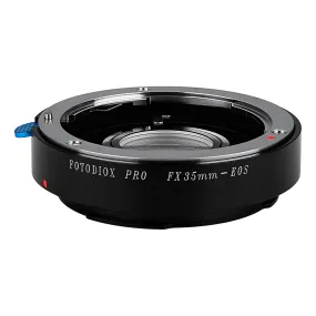 Fotodiox Pro Lens Mount Adapter - Fuji Fujica X-Mount 35mm (FX35) SLR Lens to Canon EOS (EF, EF-S) Mount SLR Camera Body