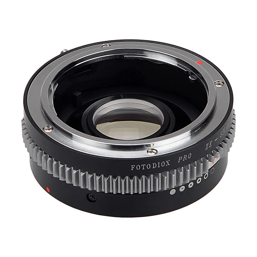 Fotodiox Pro Lens Mount Adapter - Mamiya 35mm (ZE) SLR Lens to Sony Alpha A-Mount (and Minolta AF) Mount SLR Camera Body