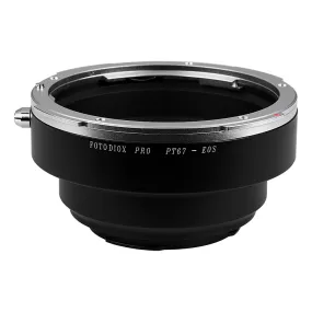 Fotodiox Pro Lens Mount Adapter - Pentax 6x7 (P67, PK67) Mount SLR Lens to Canon EOS (EF, EF-S) Mount SLR Camera Body