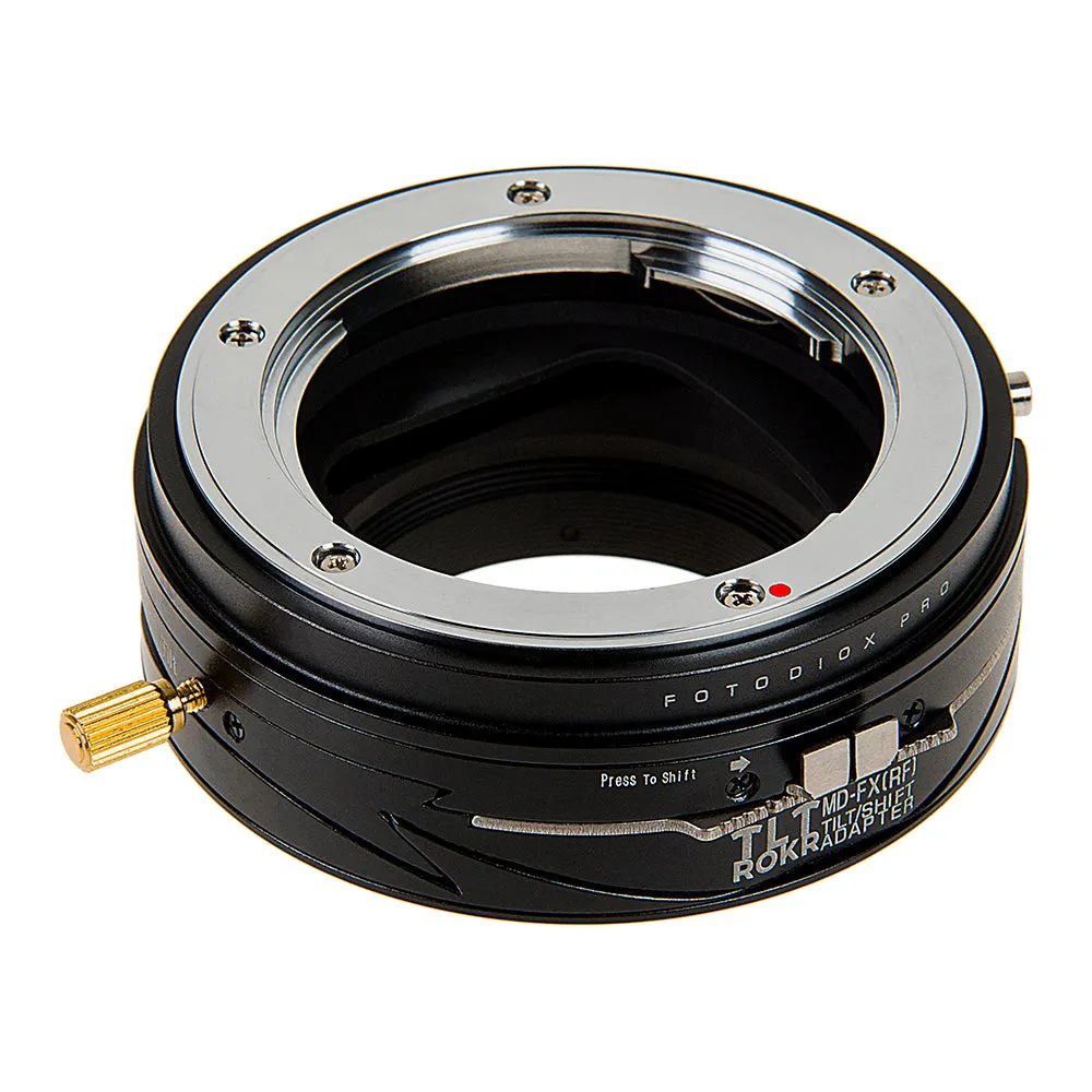 Fotodiox Pro TLT ROKR - Tilt / Shift Lens Mount Adapter for Minolta Rokkor (SR / MD / MC) SLR Lenses to Fujifilm Fuji X-Series Mirrorless Camera Body