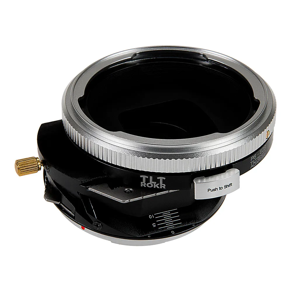 Fotodiox Pro TLT ROKR - Tilt / Shift Lens Mount Adapter for Pentacon 6 (Kiev 66) SLR Lenses to Canon EOS (EF, EF-S) Mount SLR Camera Body