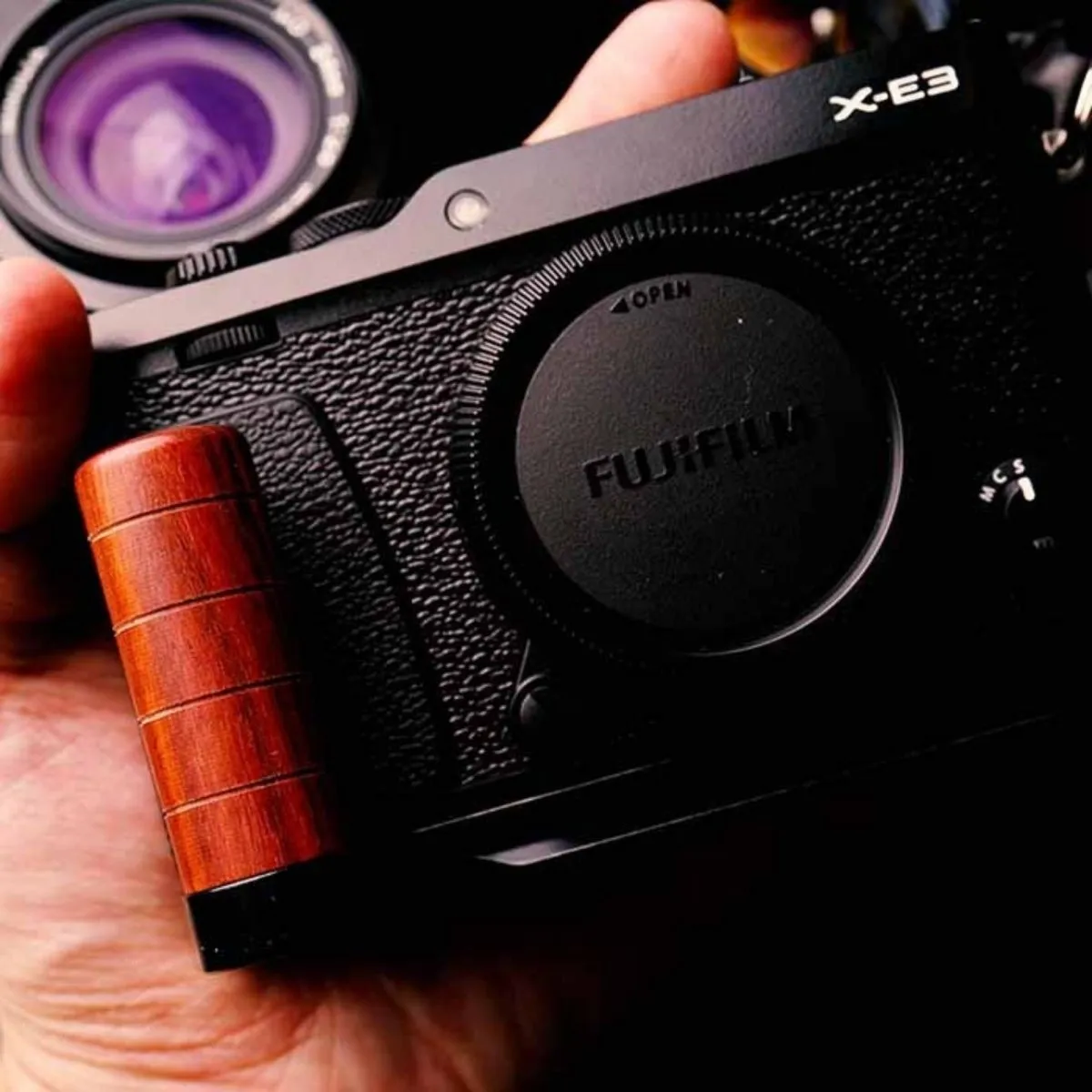 Fuji X-E3 Wooden Hand Grip Rounded (XE3)