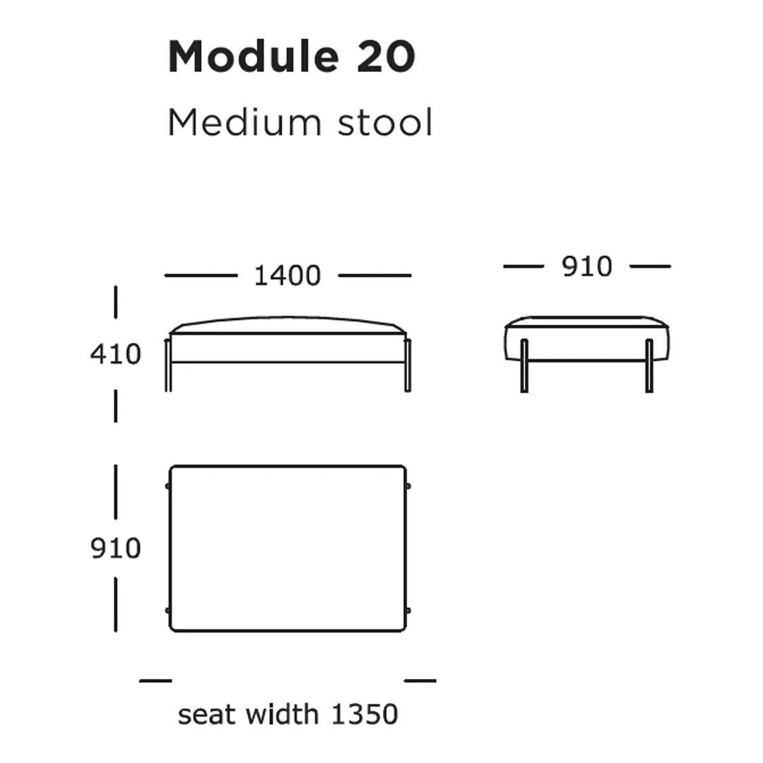 Hang Modular Sofa (Modules 17-21)