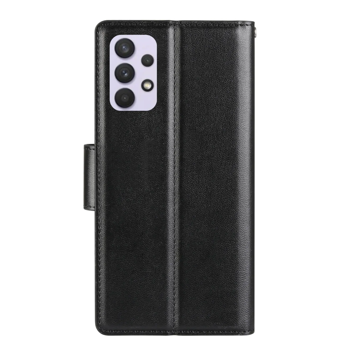 Hanman Samsung Galaxy A33 5G Leather Case Wallet Black