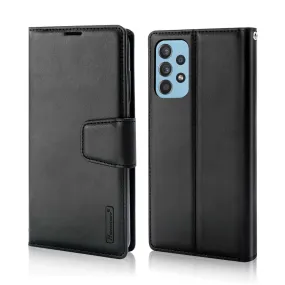 Hanman Samsung Galaxy A53 5G Leather Case Wallet Black