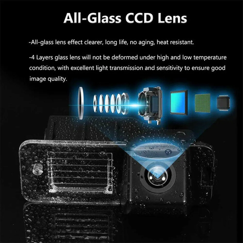 Hd Ccd Wireless Car Rear View Reversing Camera Compatible For