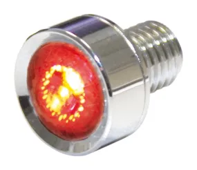 HIGHSIDER 255-016 LED Taillight "MONO" Clear Lens - Chrome