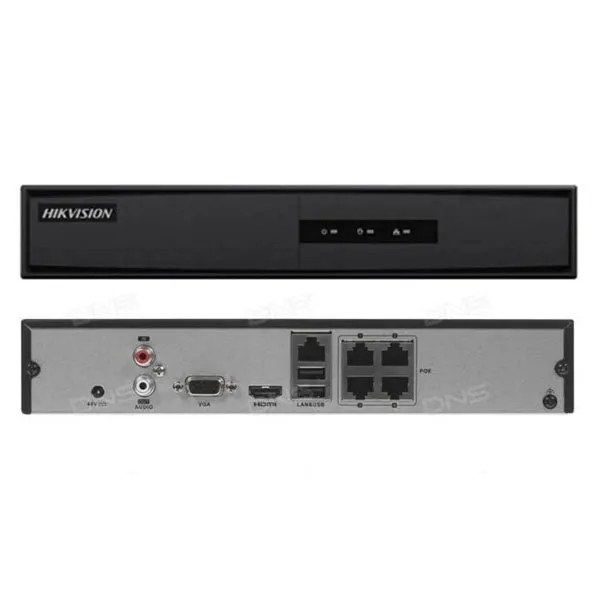 Hikvision DS-7604NI-K1/4P(B) / 4-ch 1U 4 PoE 4K NVR