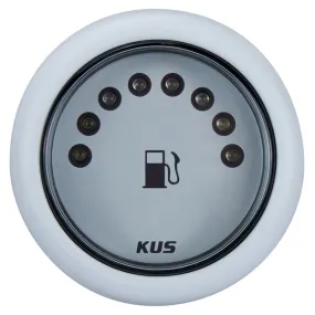 KUS Fuel Tank Gauge - White, LED