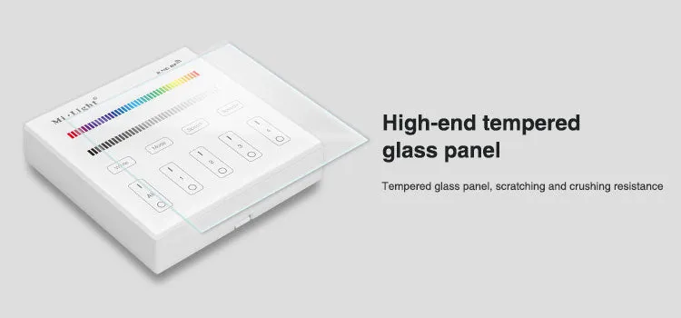 LED RGBW Mi-Light 4-Zone Wall Mount Panel Remote
