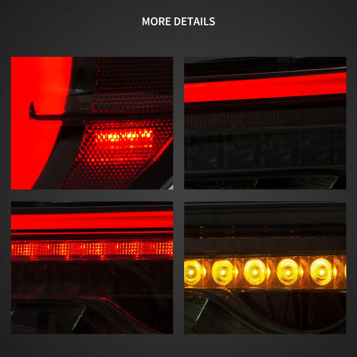 LED Tail Lights Assembly With Sequential Indicators Turn Signal For 2012-2020 Toyota 86 GT86 2013-2020 Subaru BRZ 2013-2020 Scion FR-S