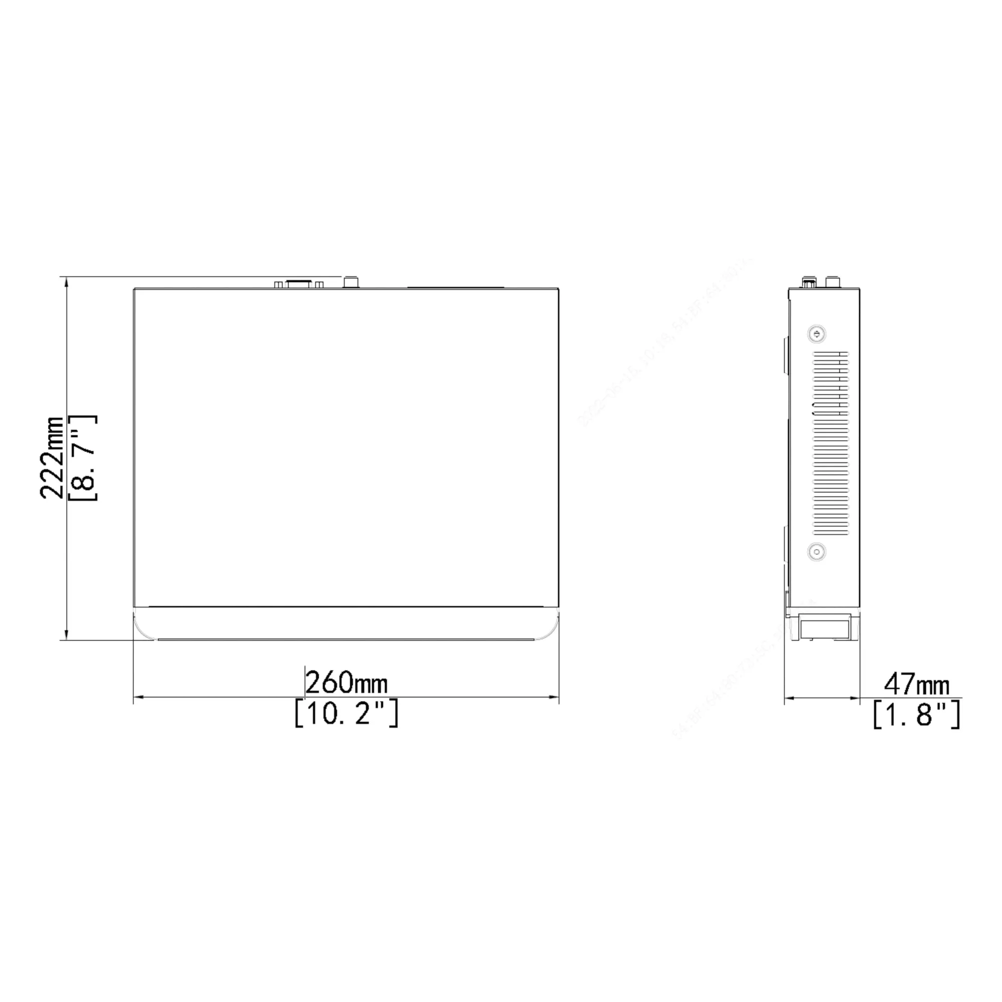 LTS VSN8104-P4 4-Channel 4K H.265 NVR with 4 Ports Built-in PoE (No HDD)