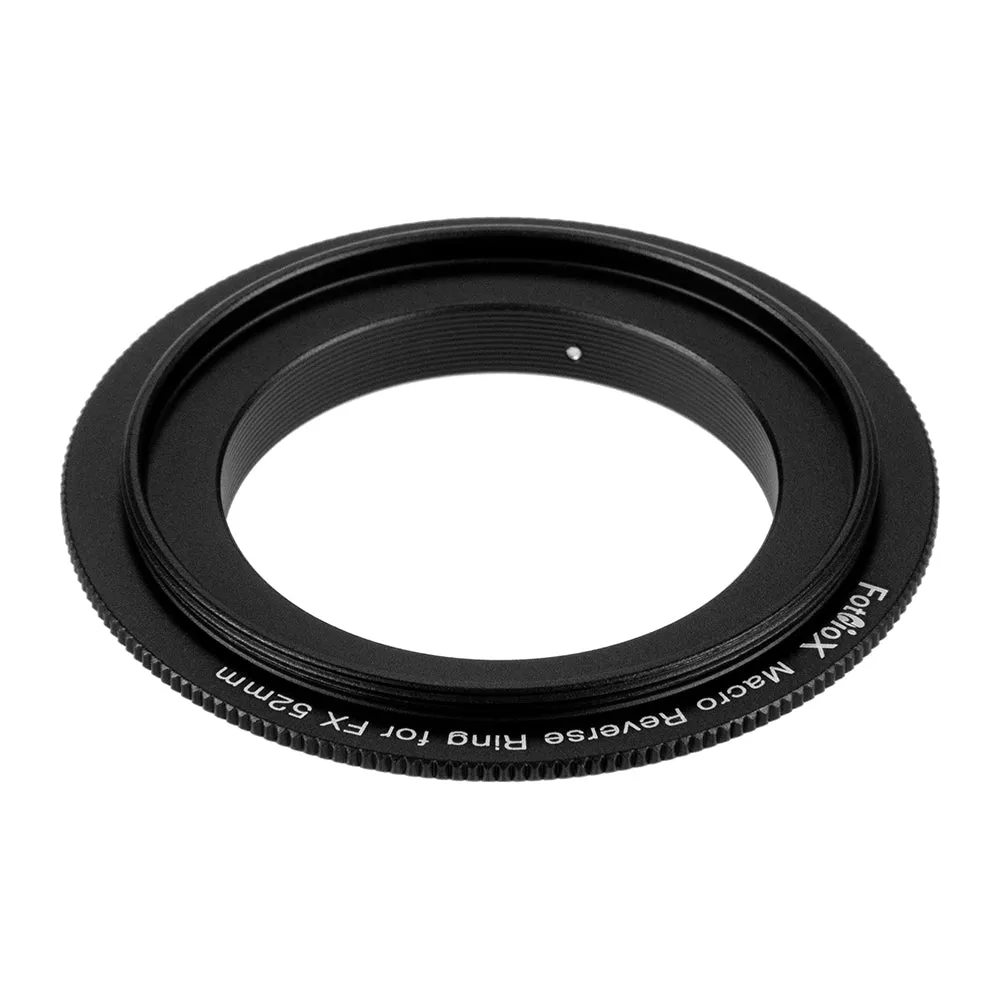 Macro Reverse Ring for Fuji - Camera Mount to Filter Thread Adapter for Fujifilm Fuji X-Series Camera Mounts