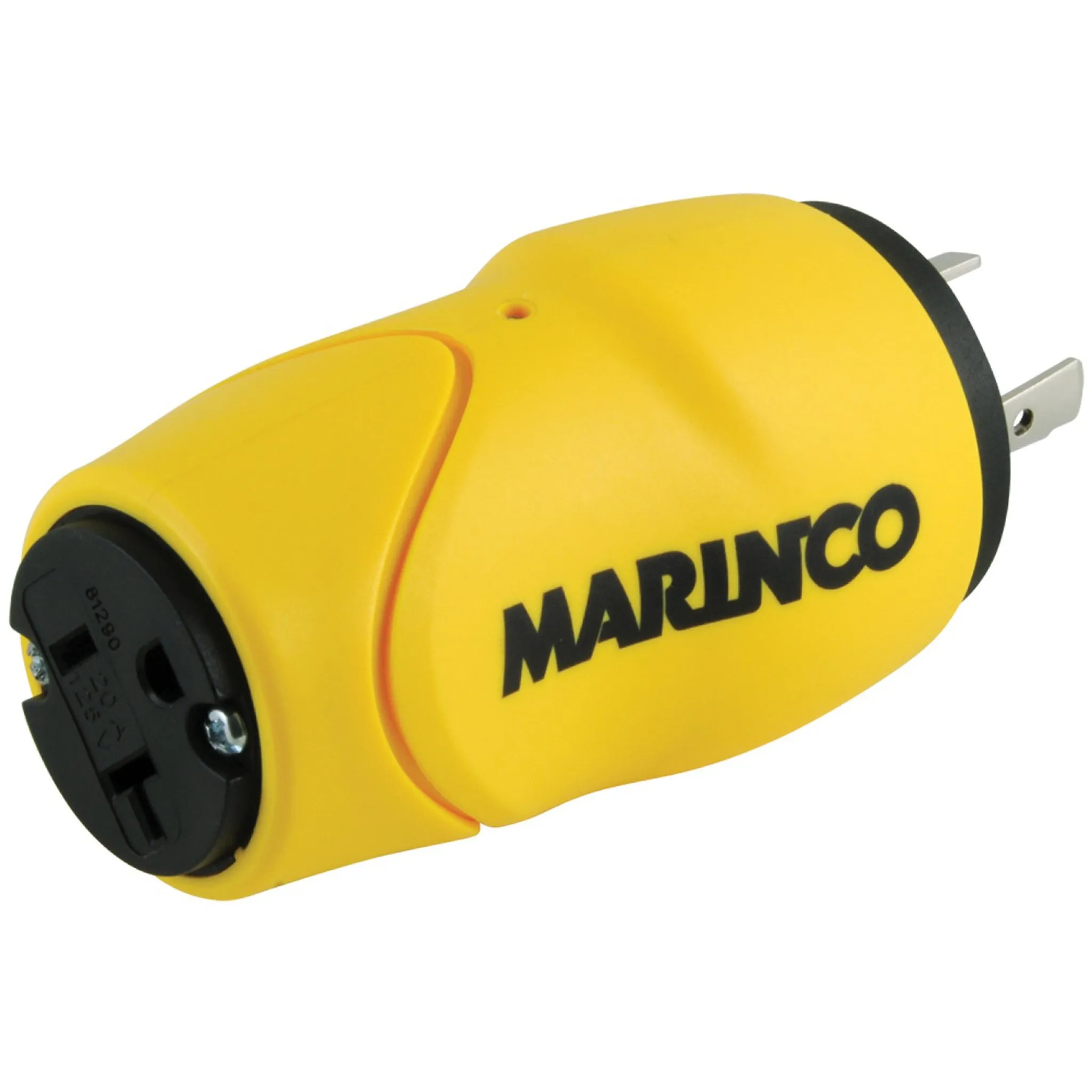 Marinco EEL Adapter - 20A Male/15A Female