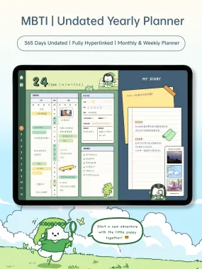 MBTI Undated Digital Planner