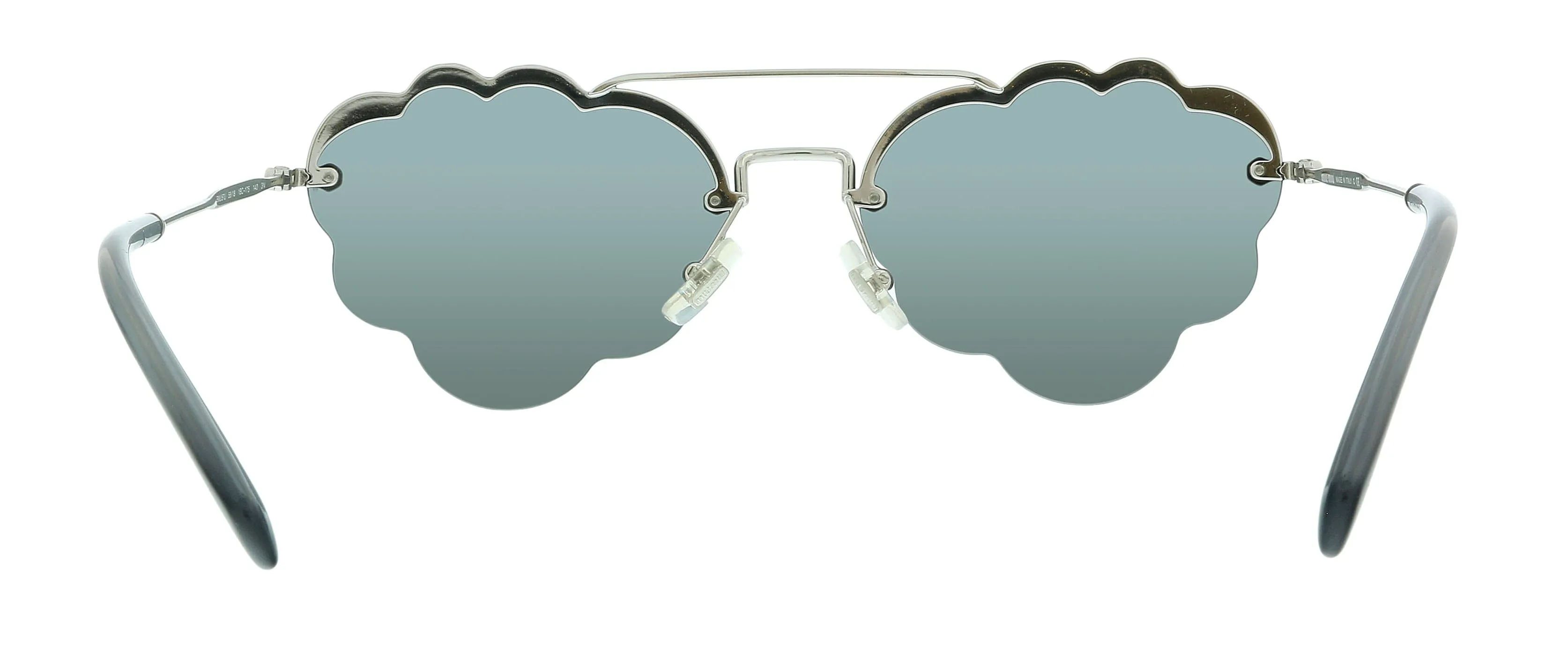 Miu Miu 0MU 57US 1BC175 Core Silver Cloud Sunglasses