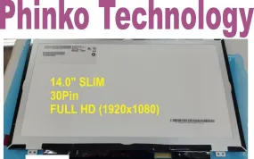 NEW 14" FHD Matte LED Screen Compatible LP140WF6-SPH LP140WF6(SP)(H1)