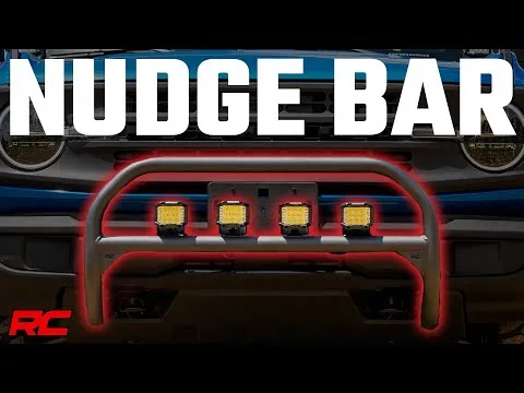 Nudge Bar - 20 Inch Black Single Row LED - Ford Bronco 4WD (21-23)