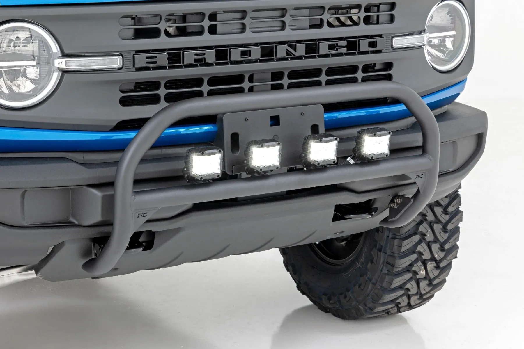 Nudge Bar - 20 Inch Black Single Row LED - Ford Bronco 4WD (21-23)