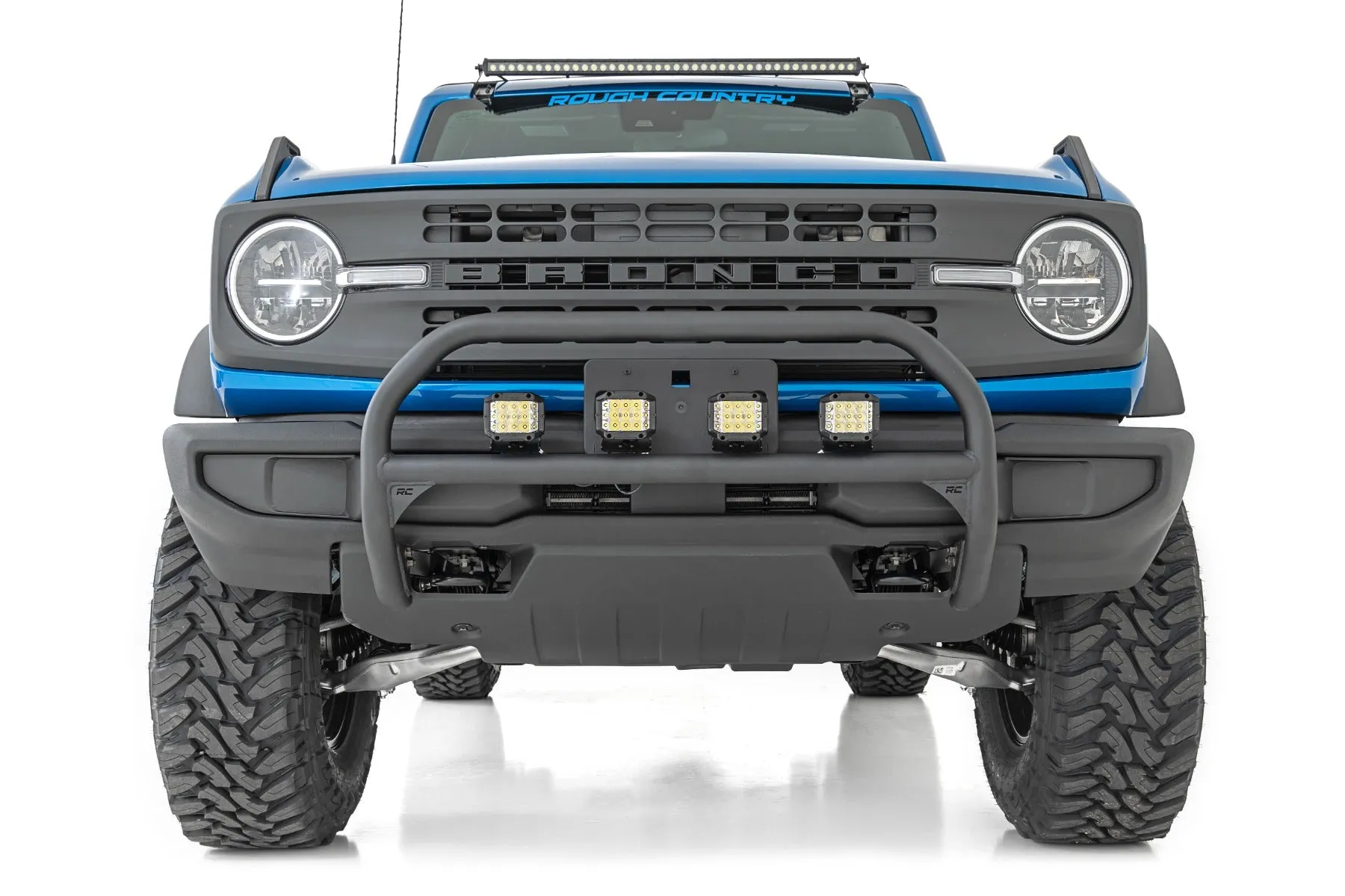 Nudge Bar - 20 Inch Black Single Row LED - Ford Bronco 4WD (21-23)