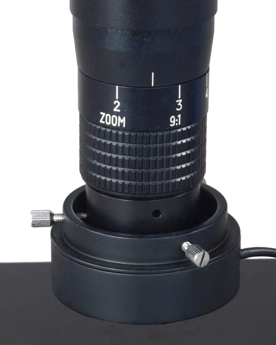 OMAX Video Inspection Zoom Digital Microscope 11X-102X Magnification with 8" LCD Monitor and 96-LED Ring Light