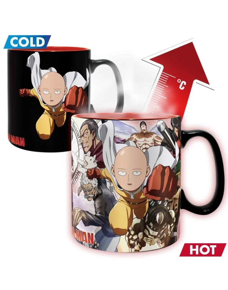 One Punch Man Heroes Heat Change Mug