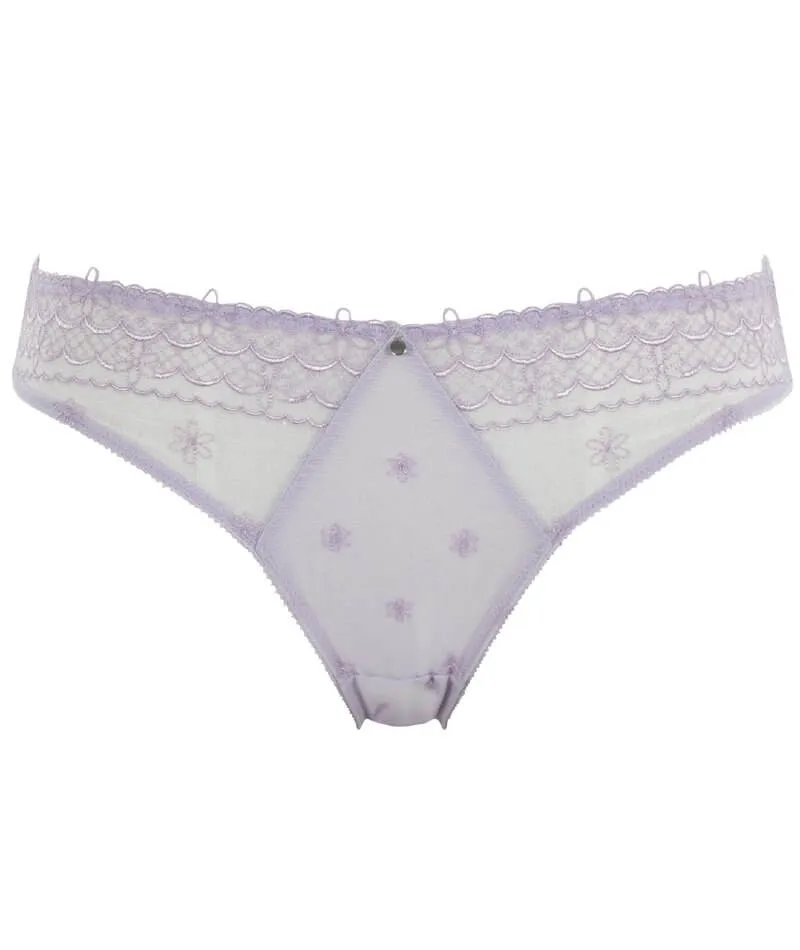 Panache Blossom Brazilian Brief - Lilac