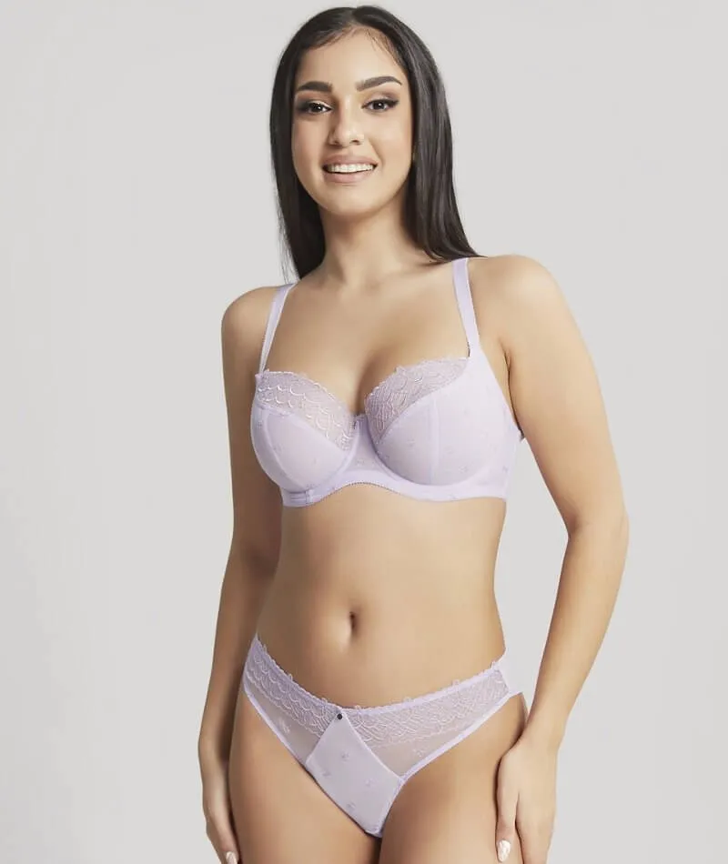 Panache Blossom Brazilian Brief - Lilac