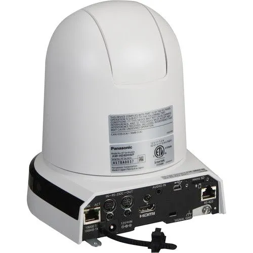 Panasonic AW-HE40SW PTZ Camera with HD-SDI Output (White)
