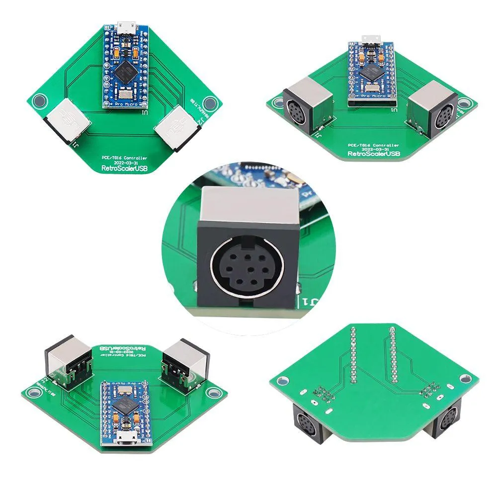 PC Engine / TurboGrafx-16 to USB Adapter use your favourite Retro Controller on Windows, Pi, MiSTer