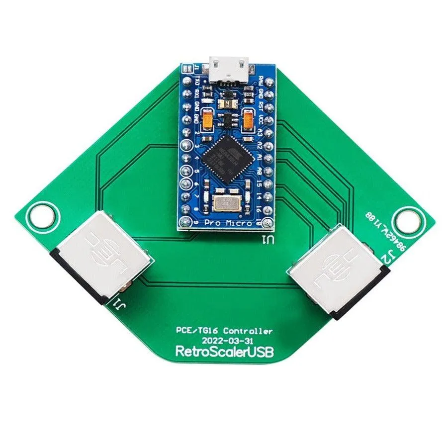 PC Engine / TurboGrafx-16 to USB Adapter use your favourite Retro Controller on Windows, Pi, MiSTer