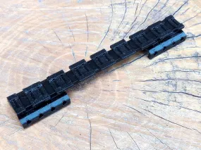 Picatinny Rail to Foam Dart Rail (8-Slots) Adapter for Airgun, Airsoft Gun, Foam Dart/Ball Blaster, and Paintball Marker - AirPower3D