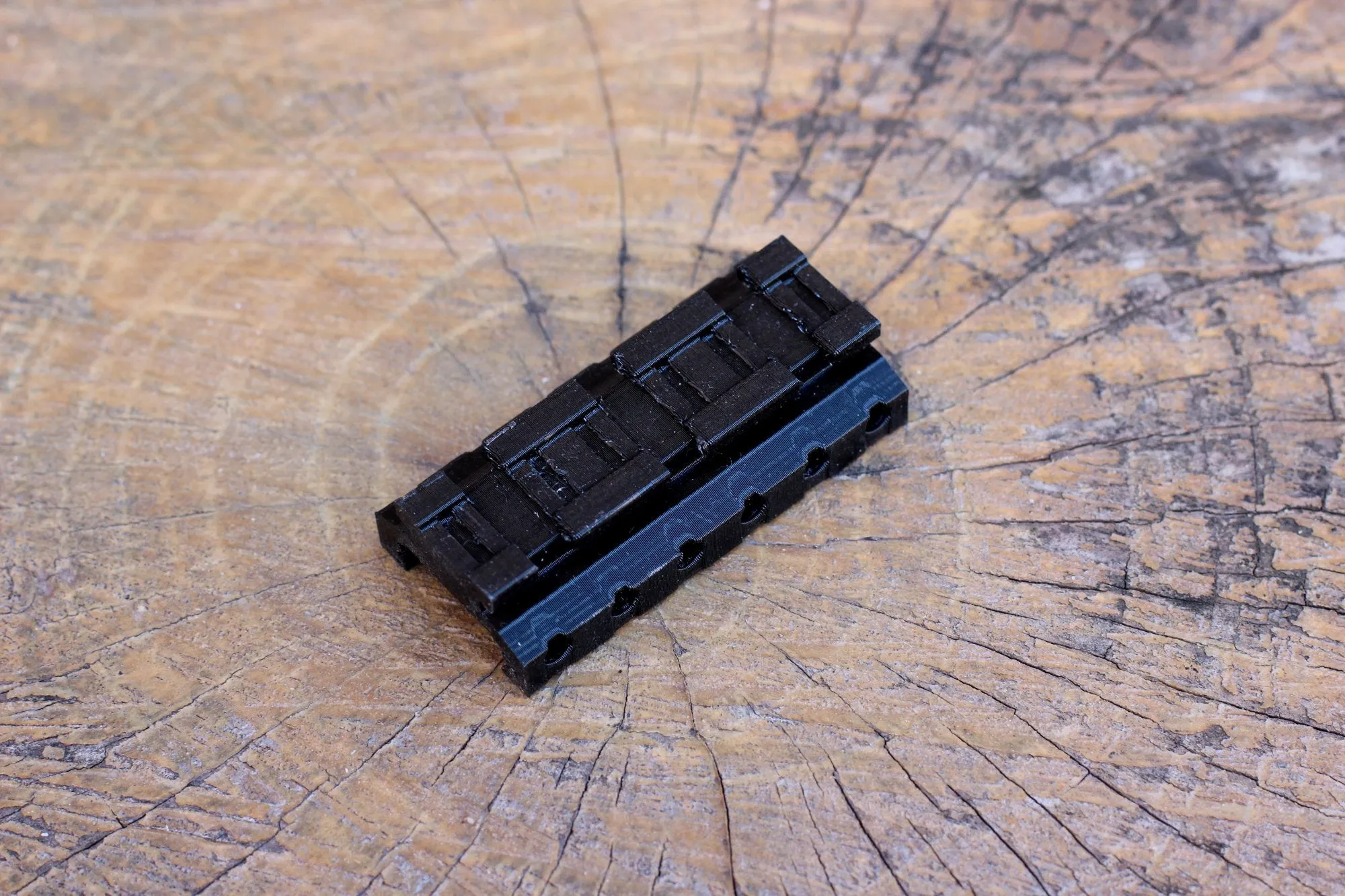Picatinny Rail to Nerf Rail (3-Slots) Adapter for Airgun, Airsoft Gun, Foam Dart/Ball Blaster, Gel Blaster, and Paintball Marker - AirPower3D