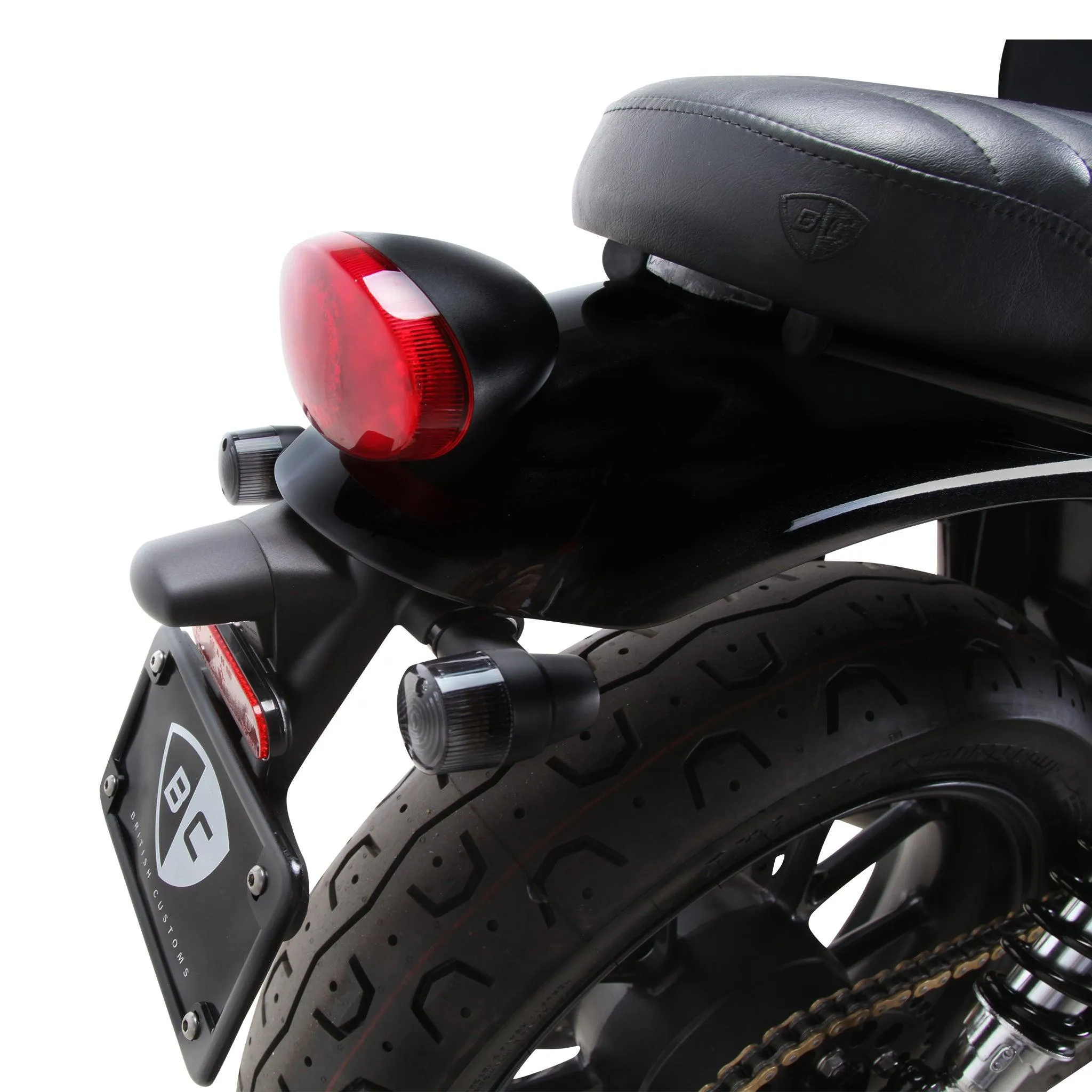 Plug & Play Retro Turn Signals for Triumph Street & Speed Twin 900 Series | Rear Stock Location