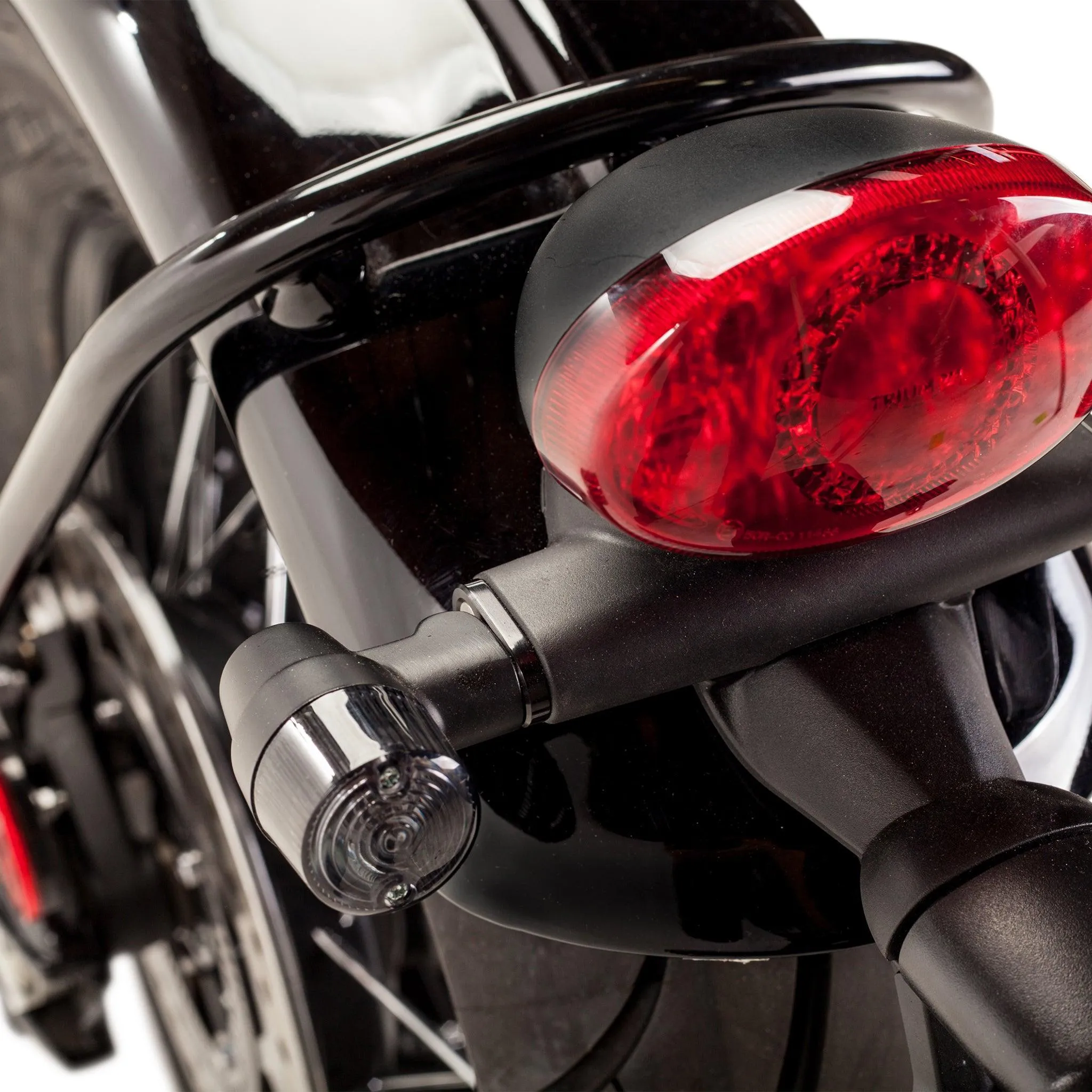 Plug & Play Retro Turn Signals for Triumph Street & Speed Twin 900 Series | Rear Stock Location