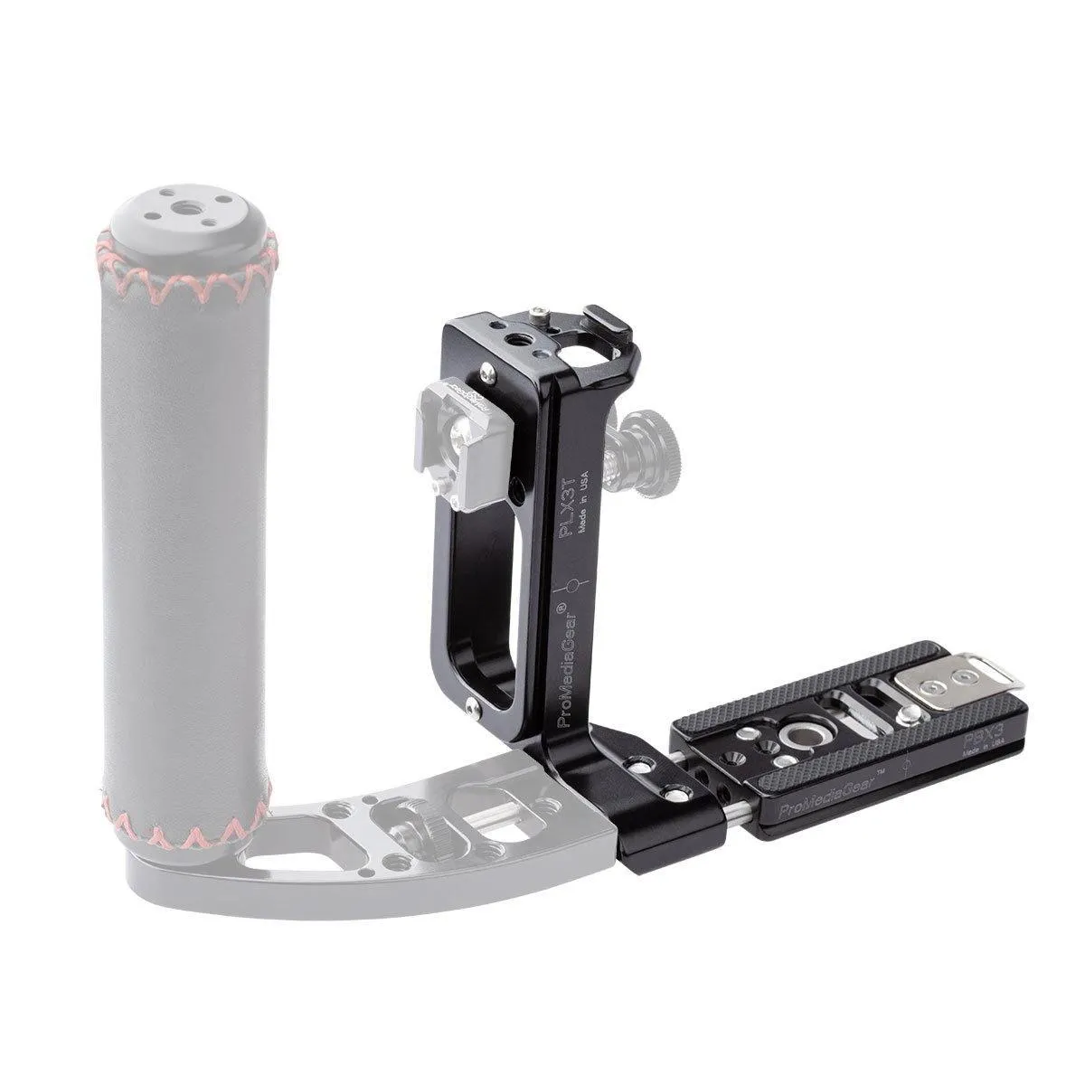 PLX3T Universal Arca-Swiss L-Bracket for DSLR and Mirrorless Cameras with Articulating LCD screens