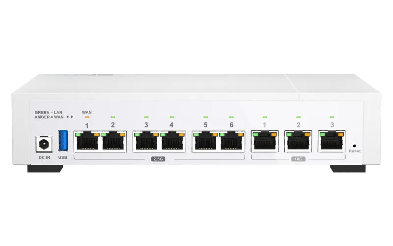 QNAP QHora-322 wired router 2.5 Gigabit Ethernet, 10 Gigabit Ethernet White