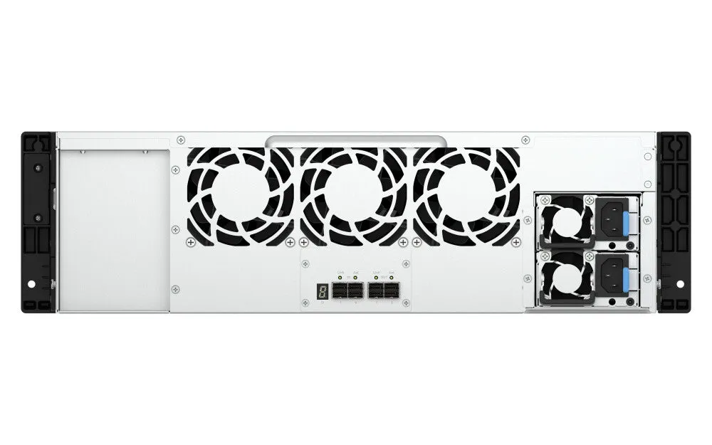 QNAP TL-R1600PES-RP storage drive enclosure HDD/SSD enclosure Black, Grey 2.5/3.5"