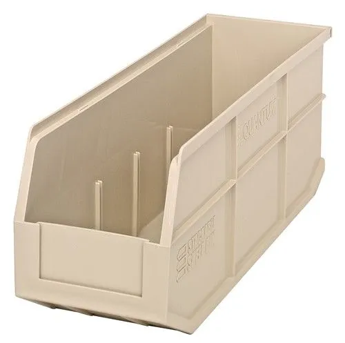 Quantum SSB461 Stackable Shelf Bins, 6" x 18" x 7"