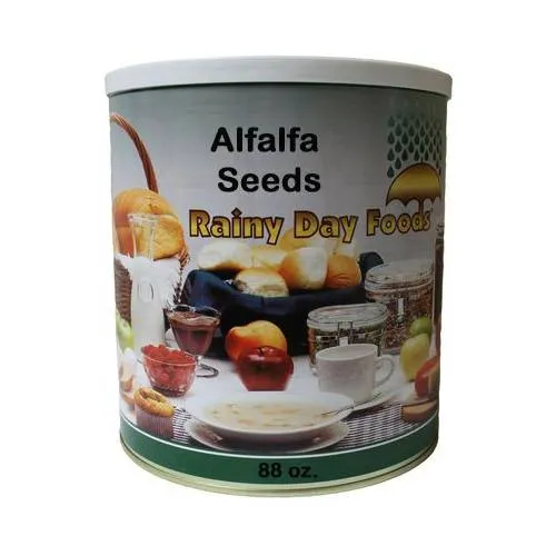 Rainy Day Foods Alfalfa Seeds 88 oz #10 Can - 832 Servings